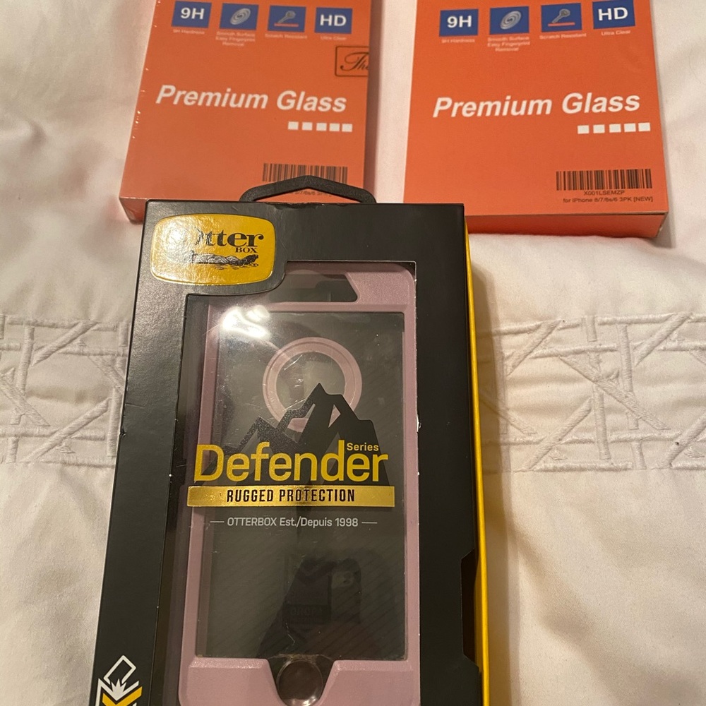 OtterBox Defender iPhone 7/8 Case w/ Glass Sc. Pr.